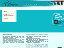 Tablet Screenshot of musikschule-schneegans.de